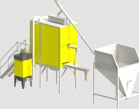 Separador de metais - KWS - HAMOS GmbH, Recycling- und Separationstechnik - de materiais plásticos / eletrostático / para a indústria de reciclagem