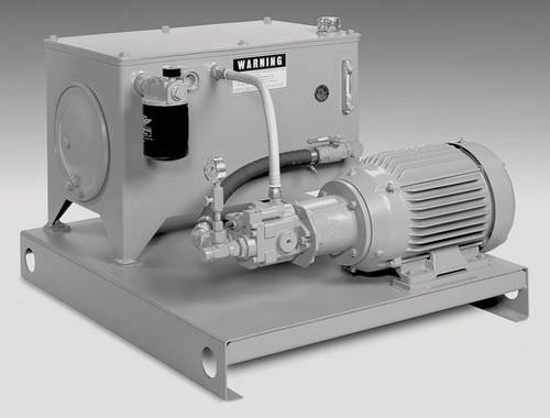 Unidade hidráulica com motor elétrico - CONTINENTAL HYDRAULICS - estacionária / bomba de pistão