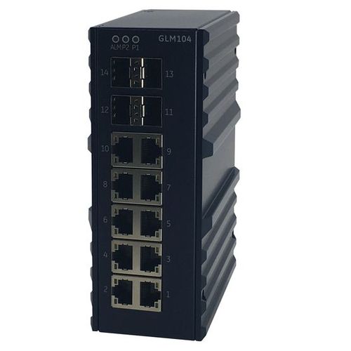 Switch de rede gerenciável - IC086GLM104 - Emerson - 14 portas / Gigabit Ethernet / ProfiNet