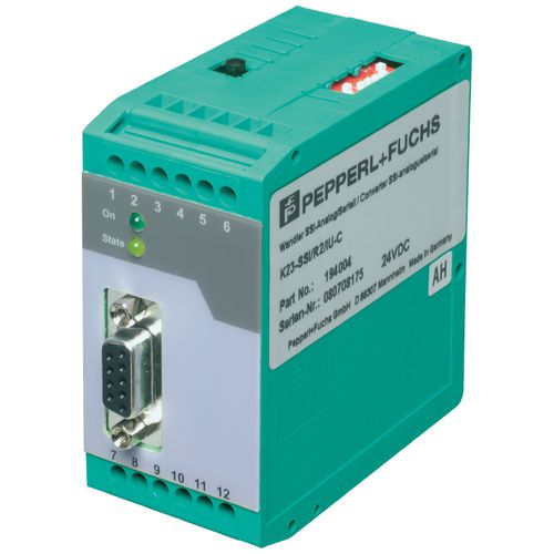 Conversor de sinal SSI - K23 series - Pepperl+Fuchs SE - para trilho DIN / para encoder angular