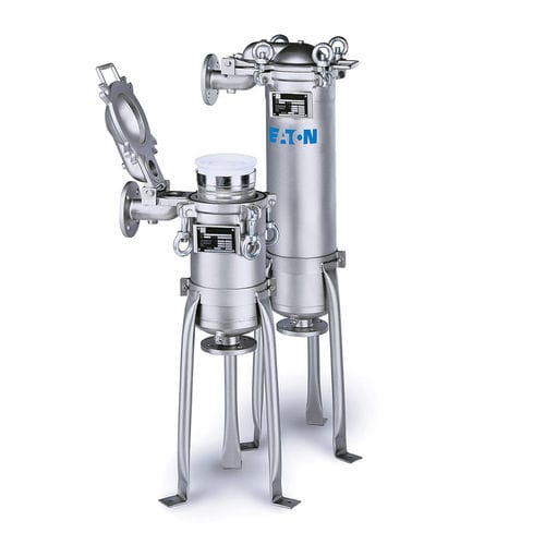 Carcaça de filtro de bolsa única - TOPLINE  - Eaton Hydraulics - para líquidos / em aço inoxidável / de elevado desempenho