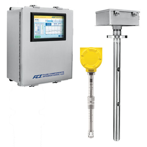 Medidor de vazão térmico - MT100 series - FCI Fluid Components International - de massa / para gás / DN 50 mm (2")