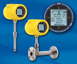 Medidor de vazão térmico - ST series - FCI Fluid Components International - de massa / para gás / de inserção