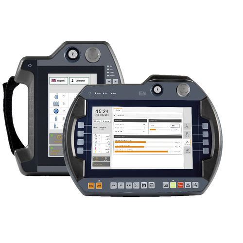 IHM com tela sensível ao toque resistiva - 7100 series - B&R Industrie-Elektronik - com teclado / de mão / móvel