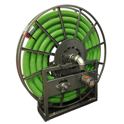 Enrolador de mangueira de sucção - VAC5000 Series - HANNAY REELS - motorizado / para uso intensivo / para caminhão
