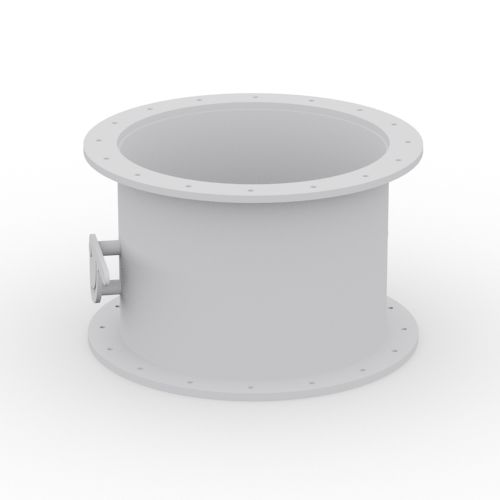 Válvula borboleta - HoKa GmbH - de alavanca / shut-off / com flange dupla