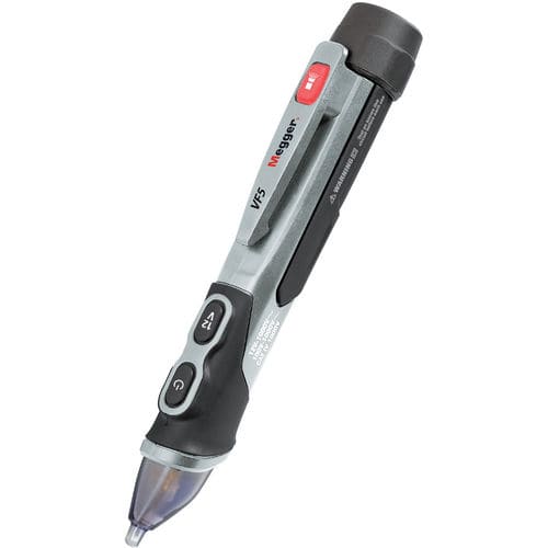 Detector de tensão - VF5 - MEGGER - de LED / acústico / sem contato