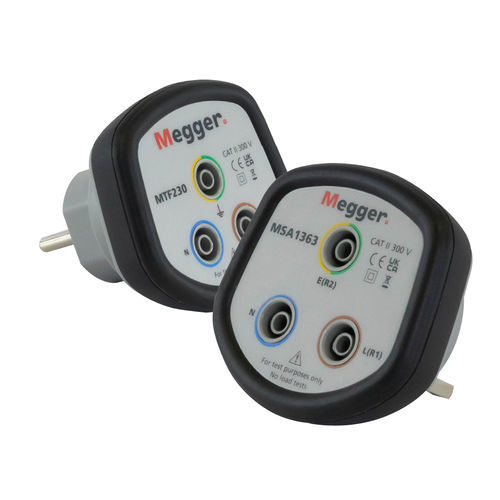 Adaptador elétrico de teste - MSA1363 - MEGGER - macho / fêmea / em plástico