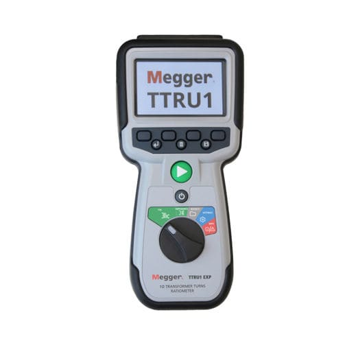 Medidor de relação de espiras para transformador - TTRU1 - MEGGER - digital