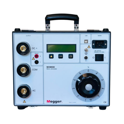 Microhmímetro digital - MOM690 - MEGGER - portátil