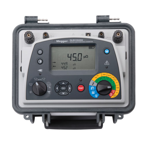 Ohmímetro digital - DLRO10HD Series - MEGGER - de bancada / de baixa resistência / robusto