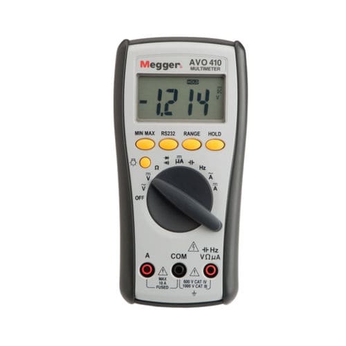 Multímetro digital - AVO410 - MEGGER - portátil / 1000 V / 10 A