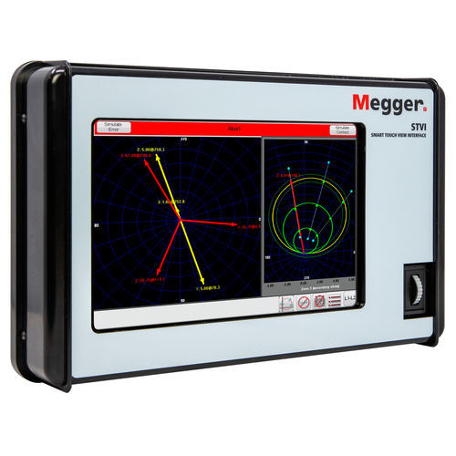 Terminal de comando de mão - STVI-10 - MEGGER - com touch screen / TFT LCD / USB
