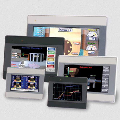 Terminal com tela sensível ao toque resistiva - EM series - Watlow Electric Manufacturing Company - embutido / 800 x 480 / 480 x 272