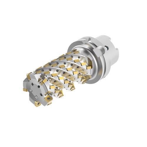 Fresa de cantos - Harvi™ Ultra 8X - Kennametal - com pastilhas de corte / de desbaste / de acabamento