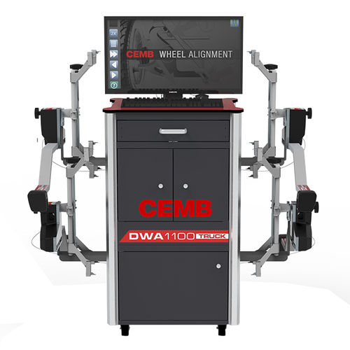 Alinhador de rodas com 8 sensores CCD - DWA1100 TRUCK - CEMB - para caminhão