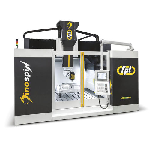 Fresadora CNC de 5 eixos - DINOSPIN  - FPT INDUSTRIE - vertical / tipo pórtico / para a indústria dos moldes