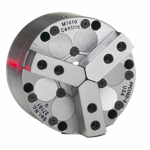 Placa de torno automática - PPC110D  - Microcentric - com 3 castanhas / de precisão