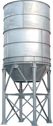 Silo com fundo cônico - SBP series - BECCARIA S.r.l. - em aço-carbono
