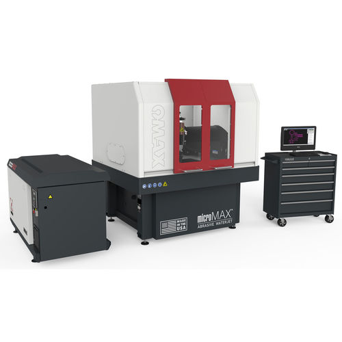 Máquina de corte com jato de água abrasivo - MicroMAX - OMAX - com jato de água microabrasivo / para metais / para plásticos