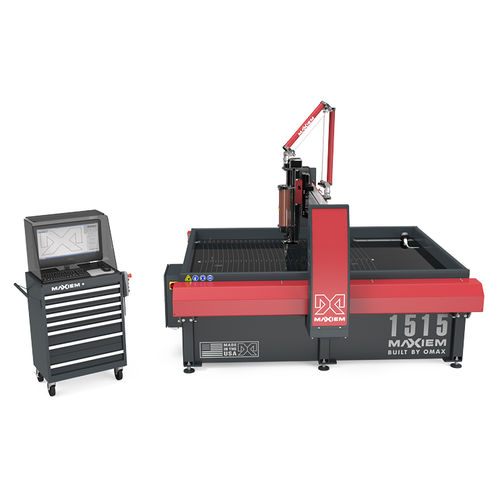 Máquina de corte com jato de água abrasivo - MAXIEM 1515X - OMAX - para metais / para plásticos / para vidro