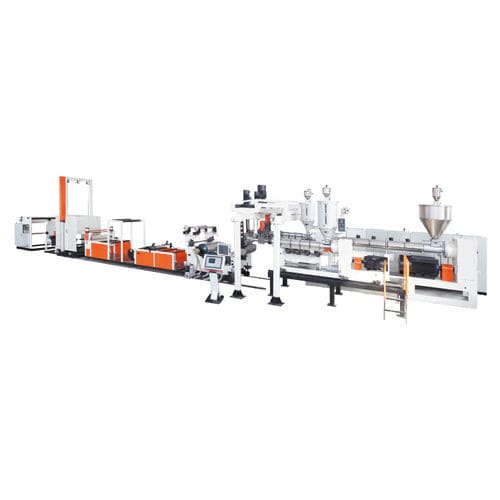 Linha de extrusão multicamadas - JWS1 series - Jwell Extrusion Machinery Co., Ltd., Shanghai - para placas / para PP / para PS