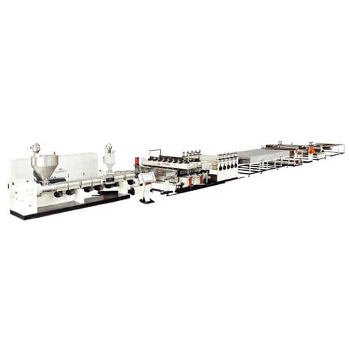 Linha de extrusão monocamada - JWS1 series - Jwell Extrusion Machinery Co., Ltd., Shanghai - de alto rendimento / controlada por CLP / com resfriamento a ar