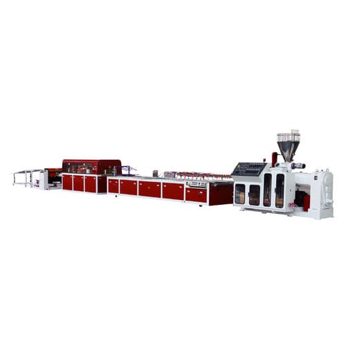 Linha de extrusão de rosca dupla cônica - SJZ series - Jwell Extrusion Machinery Co., Ltd., Shanghai - de perfis / para PVC / para WPC