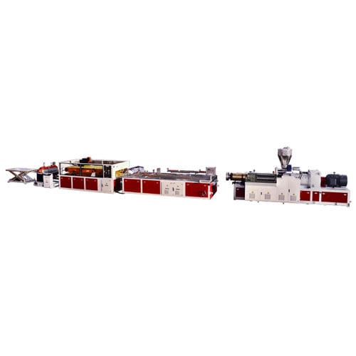 Linha de extrusão com resfriamento a água - SJZ series - Jwell Extrusion Machinery Co., Ltd., Shanghai - de parafuso duplo / de rosca dupla cônica / de painéis