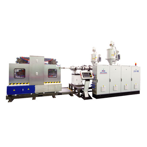Linha de extrusão para tubulações - JWXFG110 - Jwell Extrusion Machinery Co., Ltd., Shanghai - para PE / para tubos corrugados de parede dupla