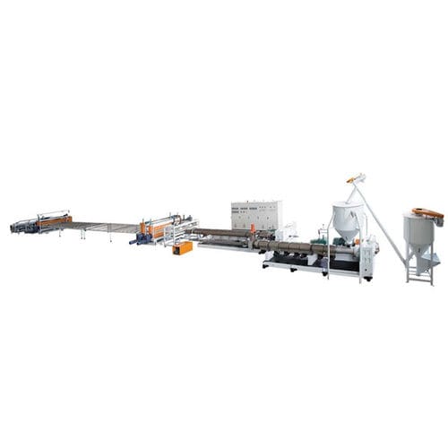 Linha de extrusão de parafuso duplo - XPS series - Jwell Extrusion Machinery Co., Ltd., Shanghai - de painéis / para PSE / para filme expandido com CO2