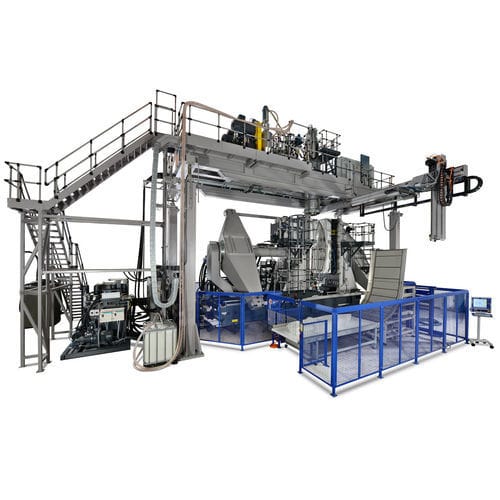 Sopradora-extrusora - KBS-Series - Kautex Maschinenbau GmbH - para peças grandes / com duas estações / de elevado rendimento
