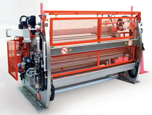 Máquina de revestimento com cortador de rolo - KKA GmbH Kleinewefers Kunststoffanlagen - para uso intensivo