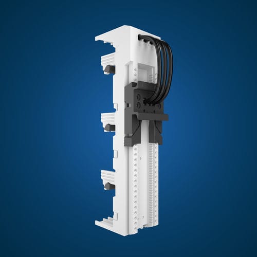 Adaptador elétrico industrial - EQUES®60Classic - Wöhner - em plástico / DIN / ajustável