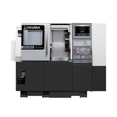 Torno CNC - GENOS L2000-E - OKUMA - horizontal / de 2 eixos / A2-6