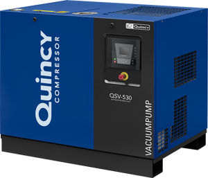 Bomba de vácuo de palhetas rotativas - QSV series - Quincy Compressor - lubrificada / de simples estágio / para serviços pesados