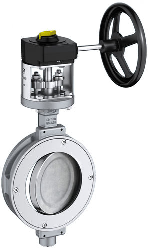 Válvula borboleta - HP 111 - EBRO ARMATUREN Gebr. Bröer GmbH - com acionamento pneumático / wafer / de alta pressão