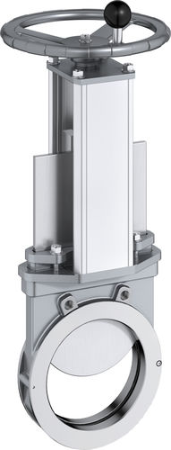Válvula de guilhotina - XV - EBRO ARMATUREN Gebr. Bröer GmbH - com acionamento pneumático / de bloqueio / de ventilação de silo