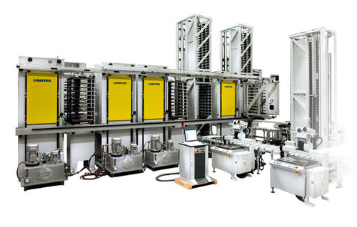 Máquina de laminar automática - Lauffer Pressen GmbH & Co. KG, Maschinenfabrik - para circuitos impressos