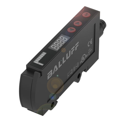 Sensor fotoelétrico de barreira - BFB0006 - Balluff GmbH - retangular / LED / de fibra óptica