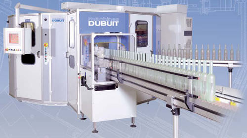 Máquina de serigrafia com servoacionamento - max. 4 000 p/h | 912/7-G - MACHINES DUBUIT S.A.S.  - de 4 cores / para garrafas de vidro