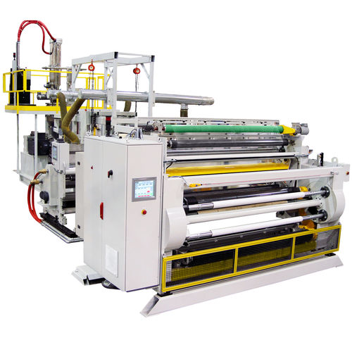 Linha de extrusão monocamada - PVC Cling Film Line - Macro Engineering & Technology Inc. - de filmes planos / para PVC / para filme de conservação de alimentos