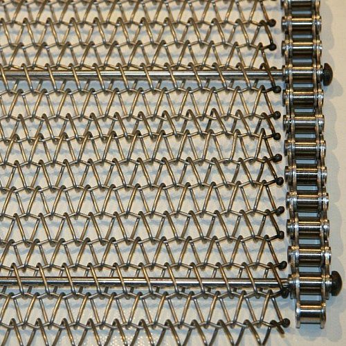 Correia transportadora em malha metálica - No. 95 - MTF Technik Hardy Schürfeld GmbH & Co. KG  - em aço inoxidável / em aço / para a indústria siderúrgica