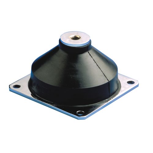 Isolador de vibração cônico - VIBMAR - PAULSTRA - metálico / em aço / em borracha de silicone
