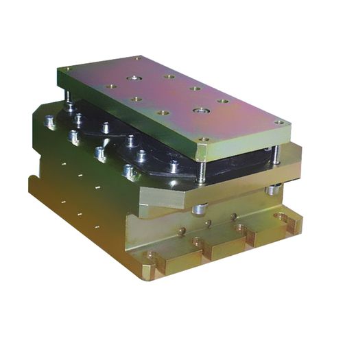 Isolador de vibração perfilado - PAULSTRA - metálico / para máquina / para equipamento eletrônico