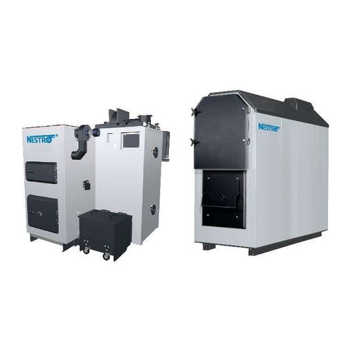 Caldeira de água quente - LIGNOTHERM series - NESTRO Lufttechnik GmbH - a biomassa / com grelha inclinada