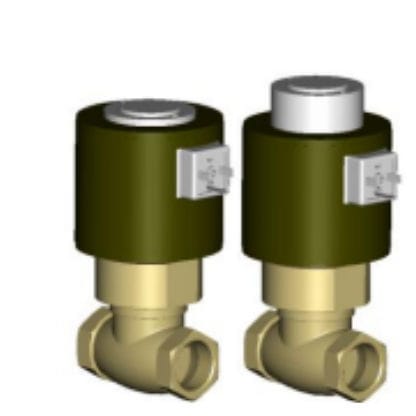 Válvula solenoide de ação direta - G  - ERA-SIB - de 2 vias / NF / para água