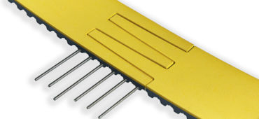 Correia plana - BRECO® PinLock - BINDER MAGNETIC - em borracha / para roletes de transportadores