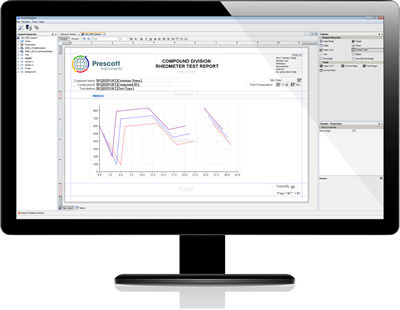 Software visualizador - Prescott Instruments Ltd - de design / de criação de laudos / para banco de dados ODBC