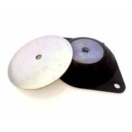 Isolador de vibração redondo - BCA series - CEF POLYMERES - metálico / em elastômero / para máquinas